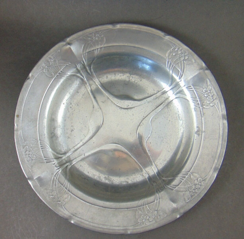 Kayserzinn jugendstil schale - kayserzinn,