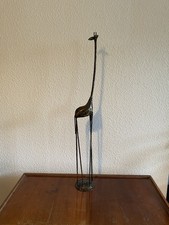 Große Bronze-Skulptur Giraffe