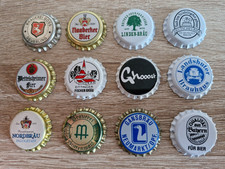Kronkorken Sammlung alt Bier Brauerei 12 Verschiedene unbenutzt