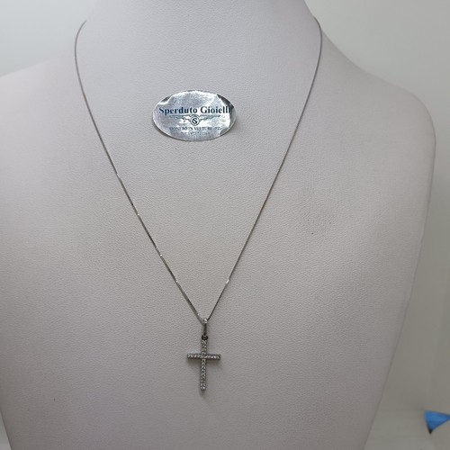 Damenkette mit kreuzanhänger - damenkette,