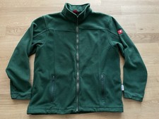 E.S.-ENGELBERT STRAUSS-HERREN-FLEECE-JACKE-GRÜN-XL-GÄRTNER-GEBRAUCHT 