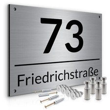 HAUSNUMMER AUS EDELSTAHL
