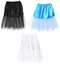 Petticoat weiß blau schwarz
