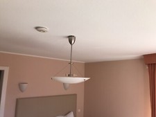 berliner messinglampen Manufaktur  Stab- Deckenlampe mit Glasschale