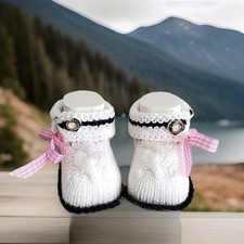 Babyschuhe gestrickt 9 cm