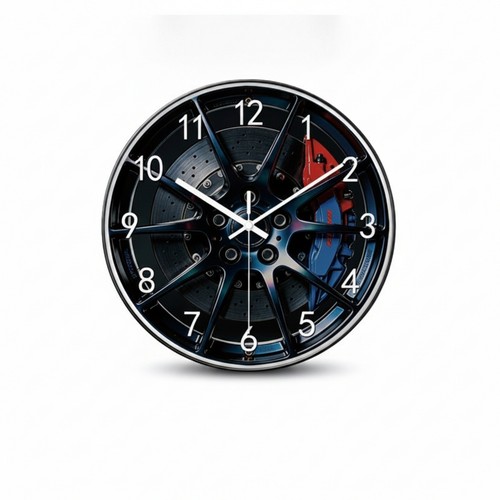 Radnaben wanduhr metallischer - radnaben-wanduhr,
