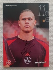 Autogrammkarte Artem Stepanov