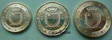 Malta 10 Cent + 20 + 50 Euro