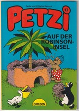 ✪ PETZI #13 Auf der Robinson-Insel, Carlsen Verlag 1990 COMICHEFT Z2