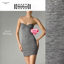 Wolford Fatal Melange Dress • M • dark grey ... Schlauchkleid / Bodycon 