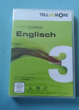 Webpass Englisch 3 Monate Sprachkurs DVD - Tellmemore