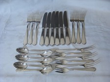 Bruckmann DEUTSCHMEISTER Vorspeisenbesteck für 6 Personen 24 Teile Silber 90er