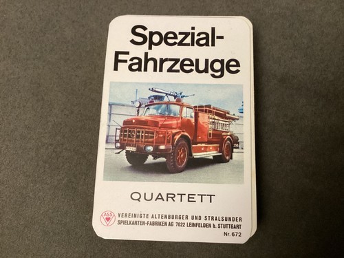 Quartett spezialfahrzeuge ass - spezialfahrzeuge,