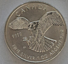 Canada 2014 - 5 Dollars Seeadler  1 Unze Silbermünze vzgl #UD1