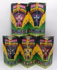5x 1993 Bandai Mighty Morphin Power Rangers Figur / Full Set, Mint in sealed Box