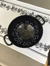 Seiher zak! designs- Abtropfsieb Durchschlag Sieb Küchensieb Melamin Schwarz