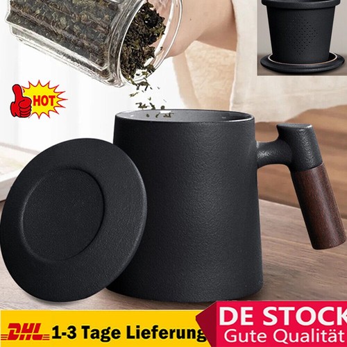 Teetasse mit deckel sieb - teetasse,