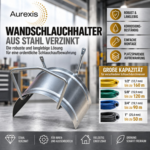 Aurexis wandschlauchhalter - aurexis,