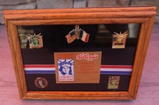 Kelloog´s Pin - Set im Holzrahmen