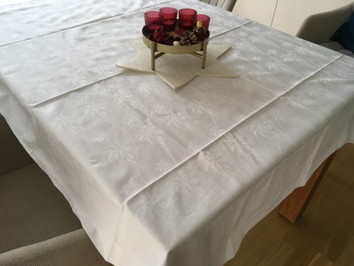 Tischdecke baumwolle damast - tischdecke,