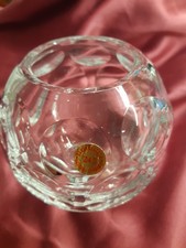 "Nachtmann" Vase Kristall Glas Kugel- Blumenvase Ø  13 cm  - H 12 cm 