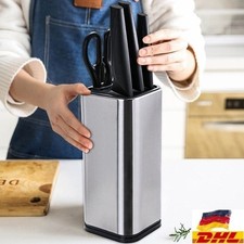 Edelstahl Messerblock