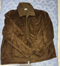 Herrenwildlederjacke in braun