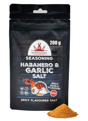 Habanero knoblauch salz - knoblauch,