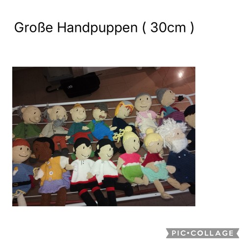 Handpuppen gehäkelt für - handpuppen,
