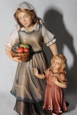 Krippenfigur Massiv  "HIRTIN