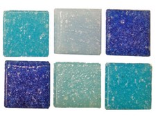Glassteine Mosaik Joy blau mix
