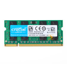 Crucial 4GB 2Rx8 PC2-5300S DDR2 667 MHz 200Pin RAM Speicher Laptop 1.8V SODIMM 0