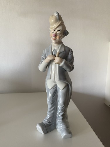 Porzellan figur clown - porzellan,