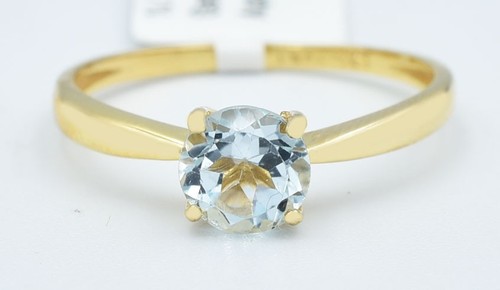 Echter aquamarin ring - echter, kt