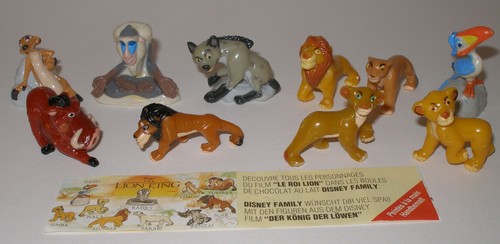 Satz fremdfiguren disneys - satz,