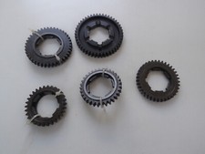 F & S Zahnrad 5 Zahnräder für Hercules Ultra 80 Wassergekühlter 2 Takt Motor