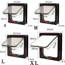 4-Wege Katzenklappe Katzentür