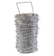 Stacheldraht Spitzdraht Klingendraht Sperrdraht 50m (2 Drähte je 1,7 mm)