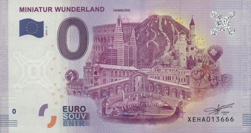 Euro schein miniatur - -,