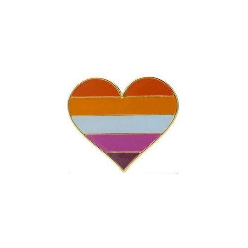 Lesbisch herz anstecker - lesbisch,