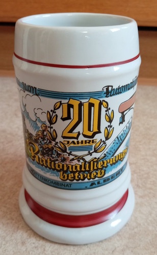 Ddr ehrengeschenk bierkrug - ddr,