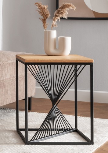 Beistelltisch 40cm massivholz - beistelltisch,