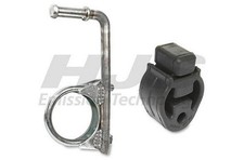 HJS 82 15 4346 Auspuffhalter Auspuff-Halterung HINTERACHSE Halter Abgasanlage