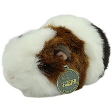 Förster Stofftiere Hübsches Meerschweinchen, dreifarbig Kuscheltier 20cm Gebrauc