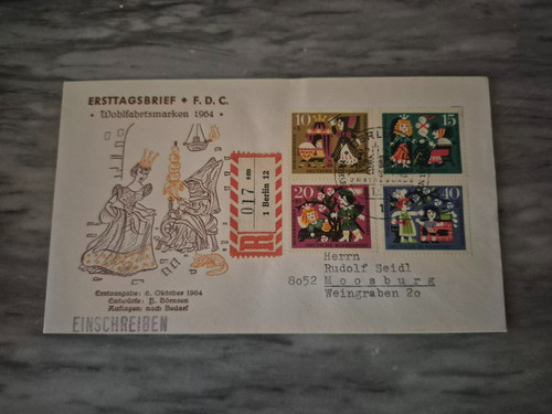 Ersttagsbrief 1964 berlin - 1964, –