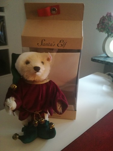 Steiff teddy santas elf - steiff,