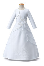 Kommunionkleid Kerzentuch