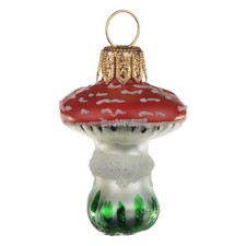 Christbaumkugel Figur "Fliegenpilz, mini" Christbaumschmuck Glas Weihnachten