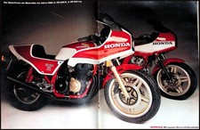 Honda CB 1100 R und CB 900 F2, Poster aus  1981, Doppelseite !!