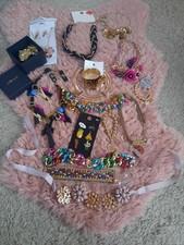 Konvolut Schmuck Boho Hippie H&M Ketten Ohrringe teilweise neu Statement 